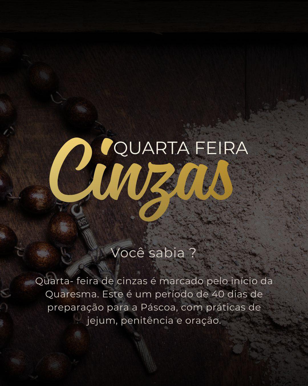 Quarta Feira de Cinzas