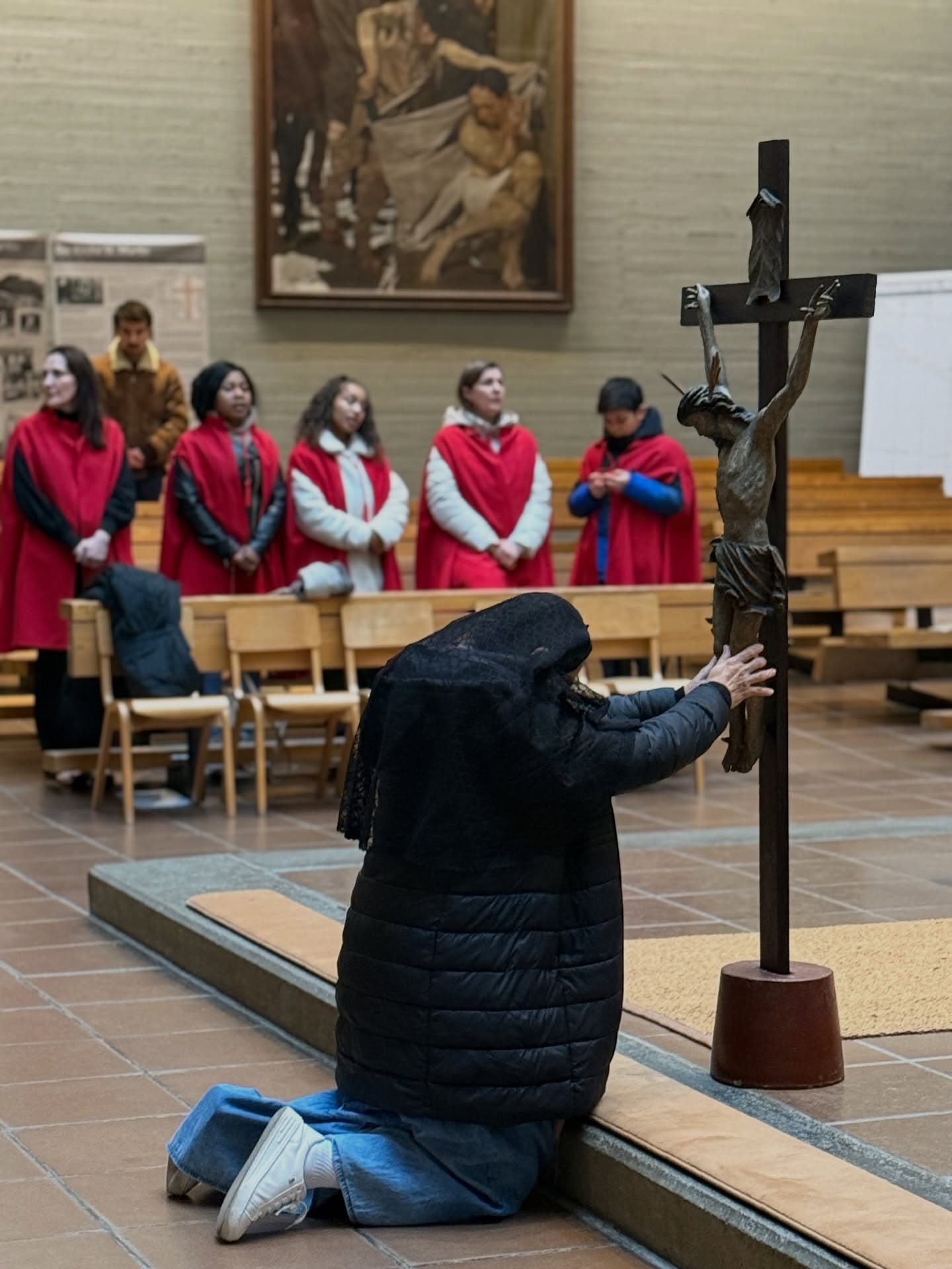 Sexta-feira Santa na comunidade.